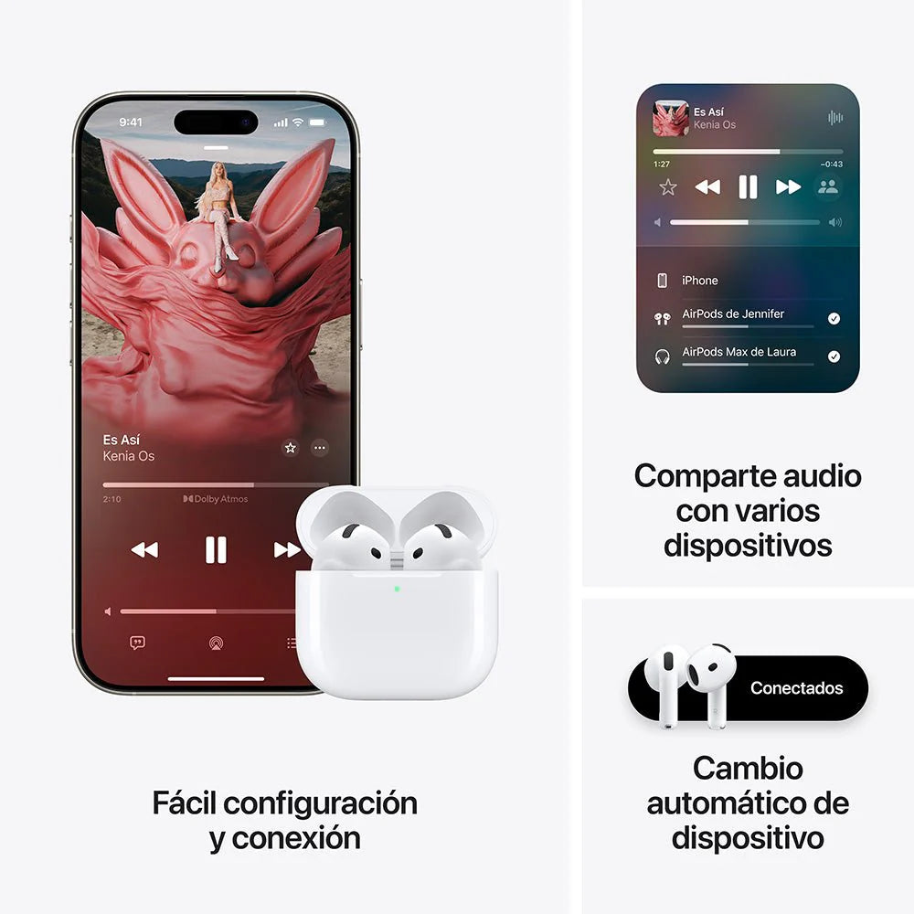 AIRPODS 4 SIN CANCELACÓN DE RUIDO