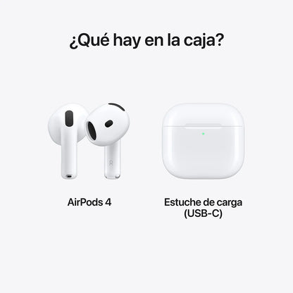 AIRPODS 4 SIN CANCELACÓN DE RUIDO
